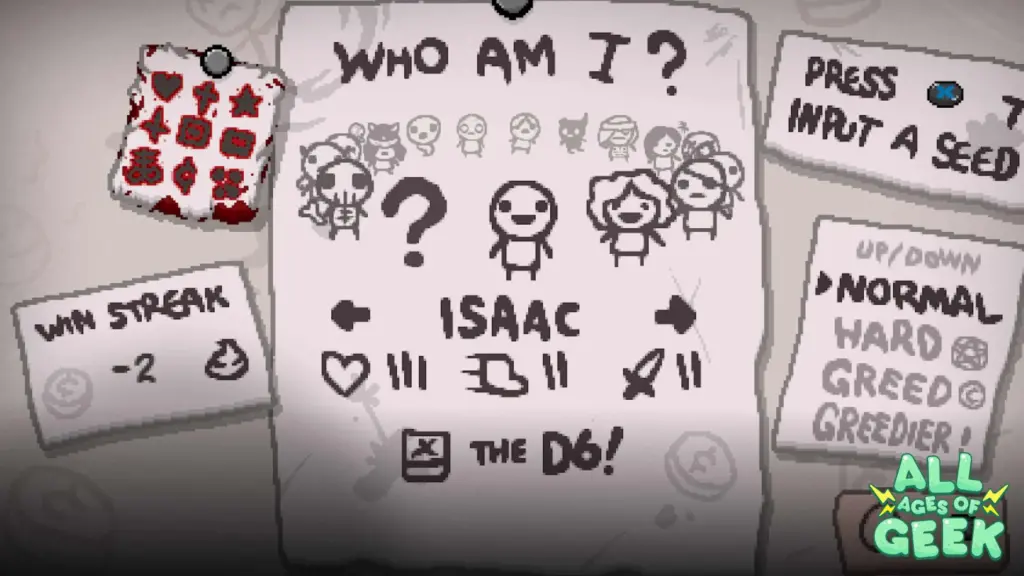 The Binding of Isaac All Ages of Geek
