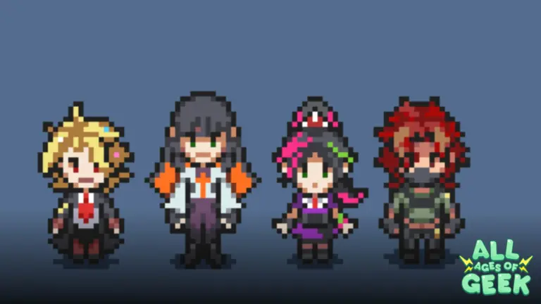 All Ages of Geek Grape Pixel Art