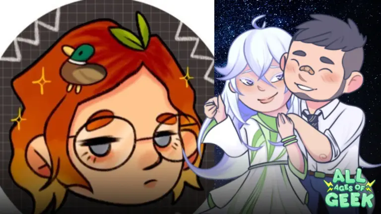 All Ages of Geek Aviakey as Official Chibi Artist in I Married a Monster on a Hill
