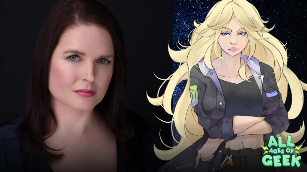 All Ages of Geek Diana Helen Kennedy Voices Amy in I Married a Monster on a Hill