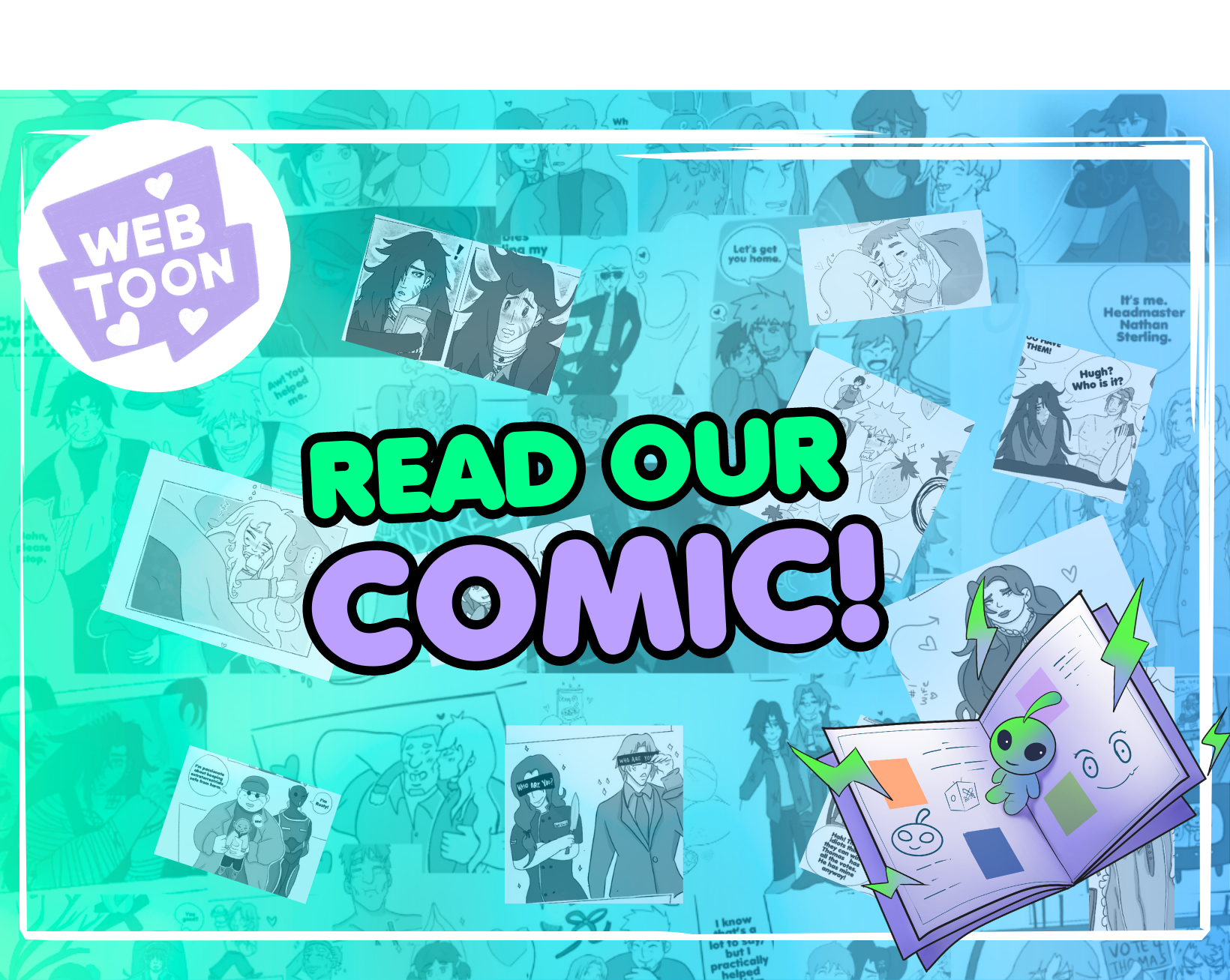 I Married a Monster on a Hill Square Ad that has 90s Geek Nostalgia vibes