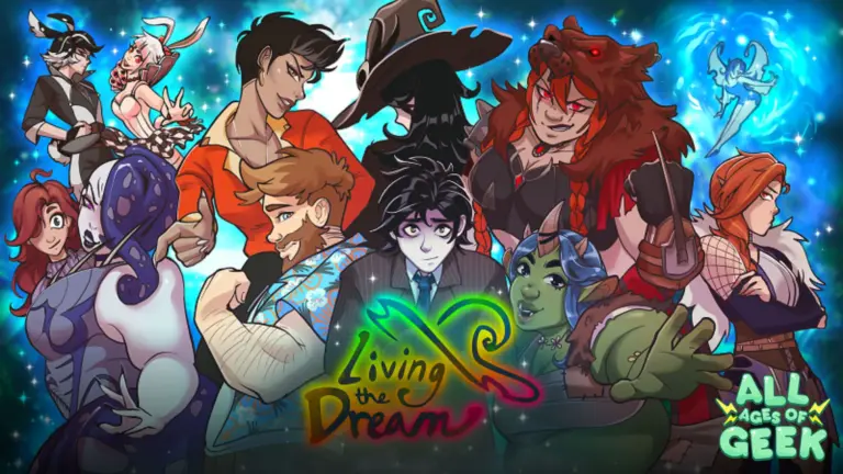 All Ages of Geek Living the Dream Visual Novel Kickstarter
