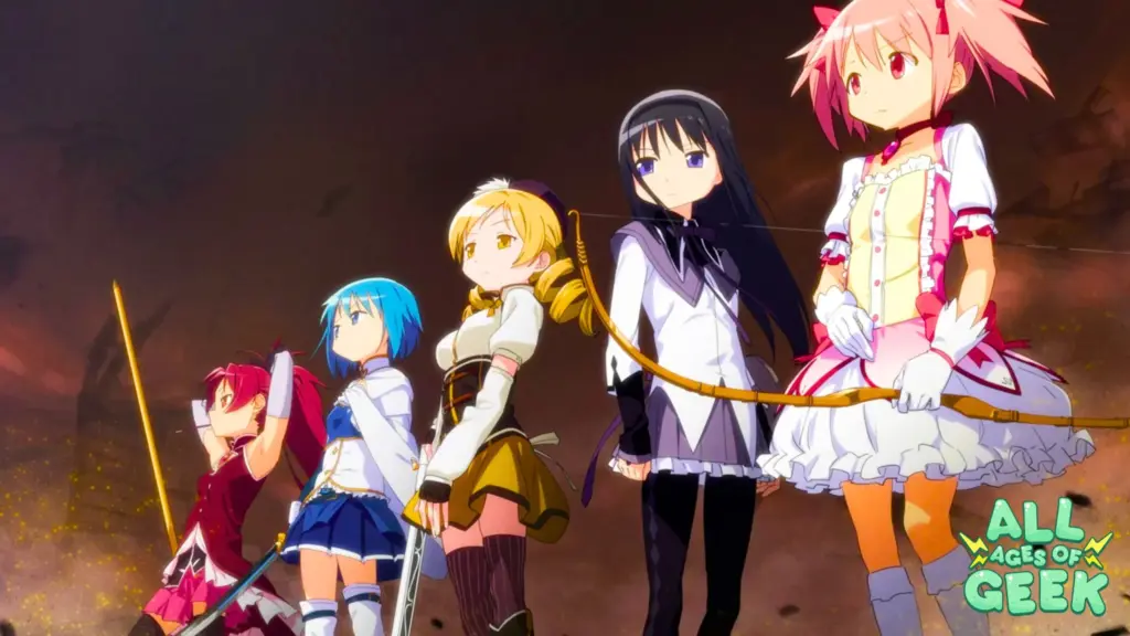 From Innocence to Rebellion The Evolution of Madokas Magical Girl Costume All Ages of Geek