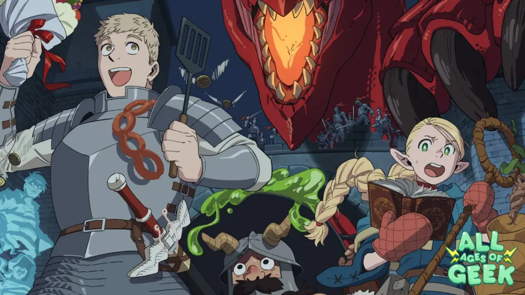 Delicious in Dungeon Official Anime Trailer 2 Release All Ages of Geek