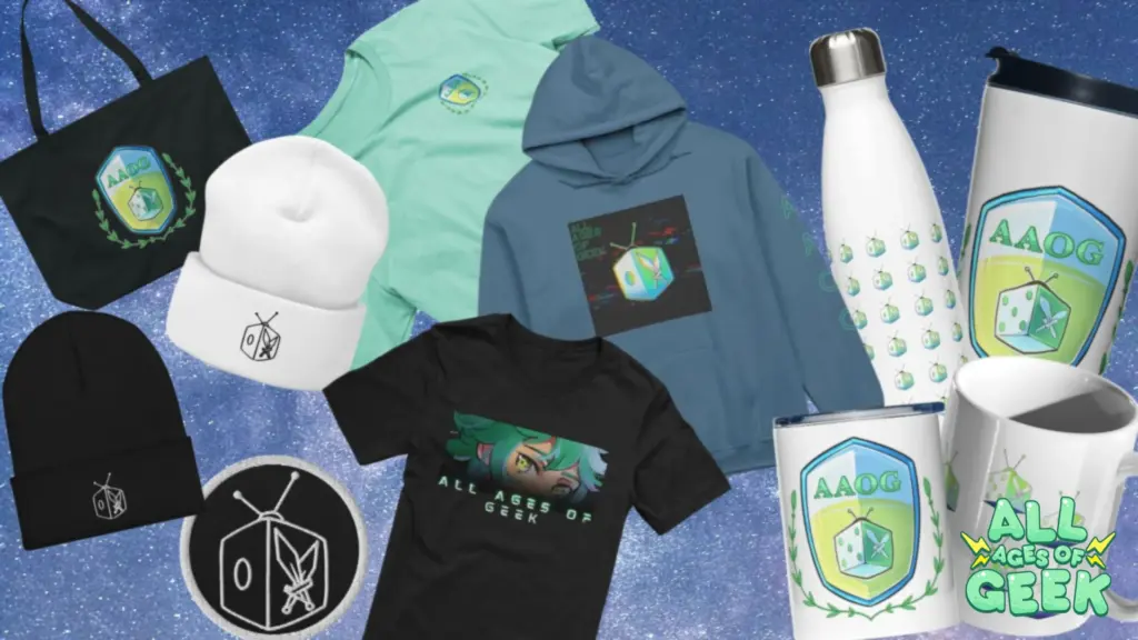 Merch All Ages Of Geek