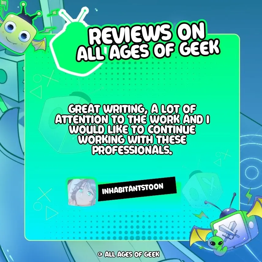 All Ages of Geek testimonial as an example of what it's like to work with us for indie game marketing.