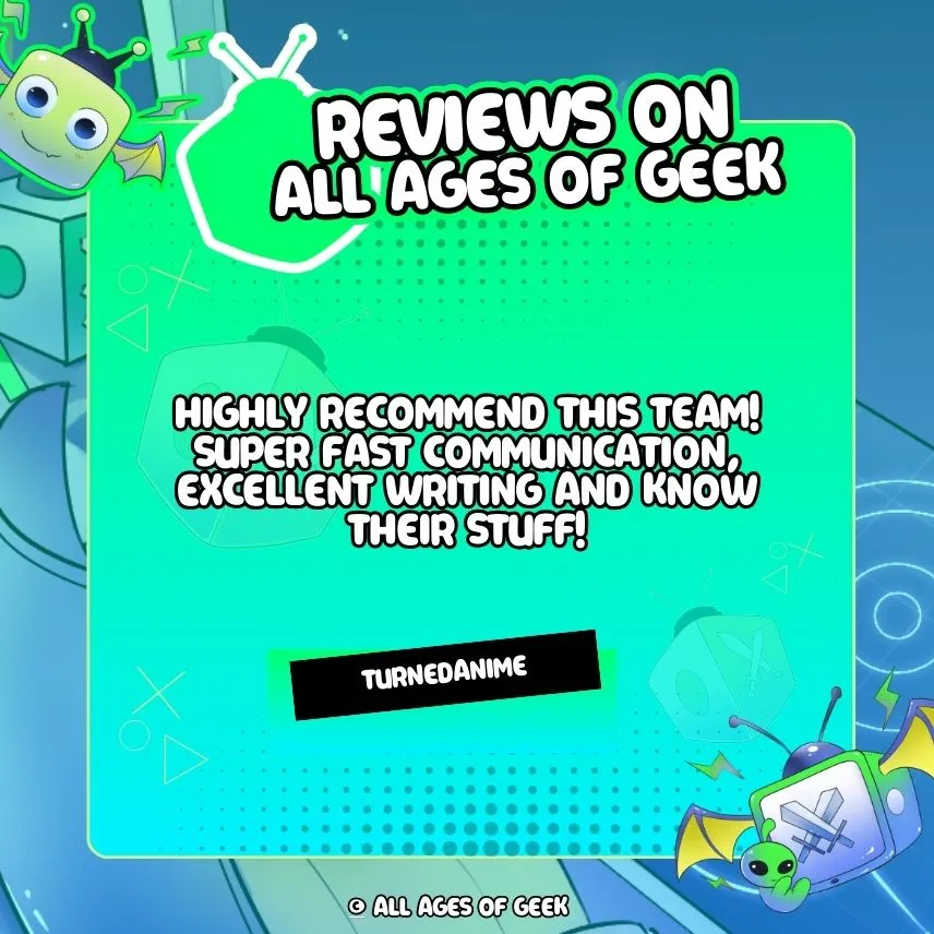 All Ages of Geek testimonial as an example of what it's like to work with us for indie game marketing.