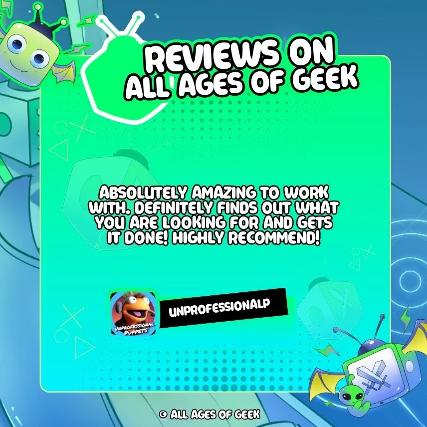 All Ages of Geek testimonial as an example of what it's like to work with us for indie game marketing.