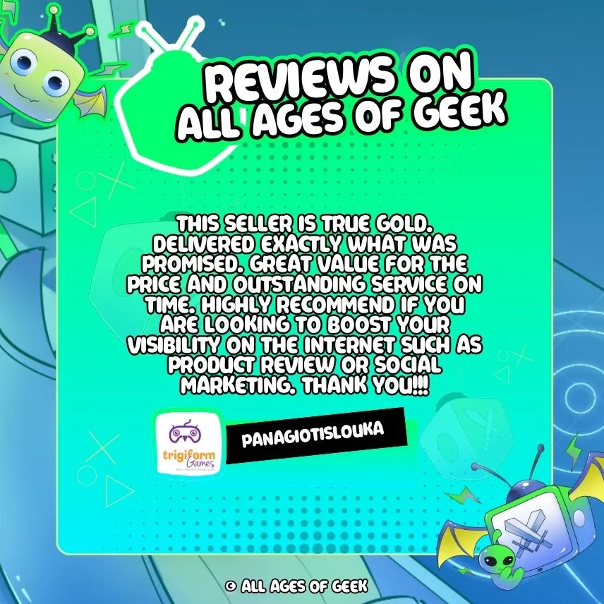All Ages of Geek testimonial as an example of what it's like to work with us for indie game marketing.