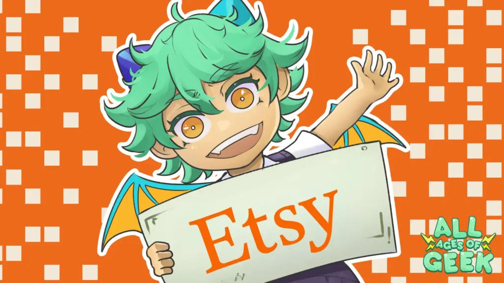 Etsy marketing with all ages of geek