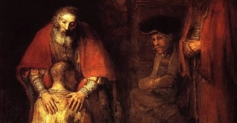 A painting of the Prodigal Son.