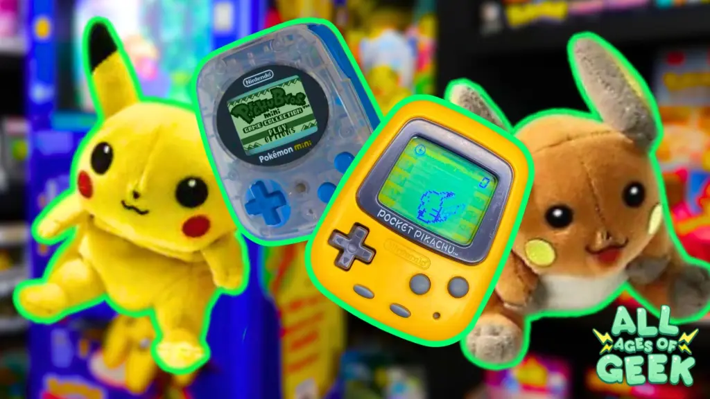 Nostalgic pokemon 90s toys all ages of geek