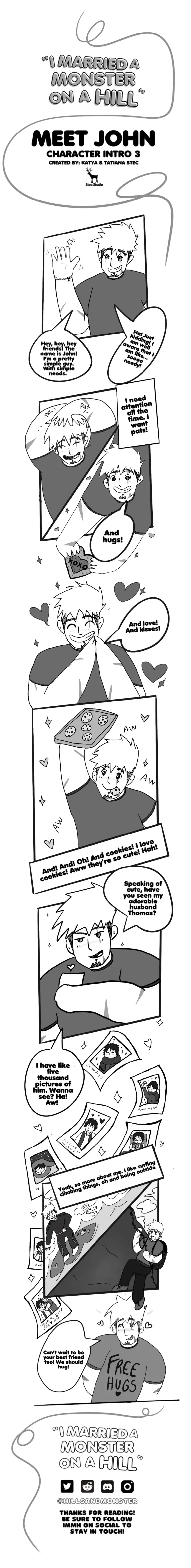 John i married a monster on a hill comic intro