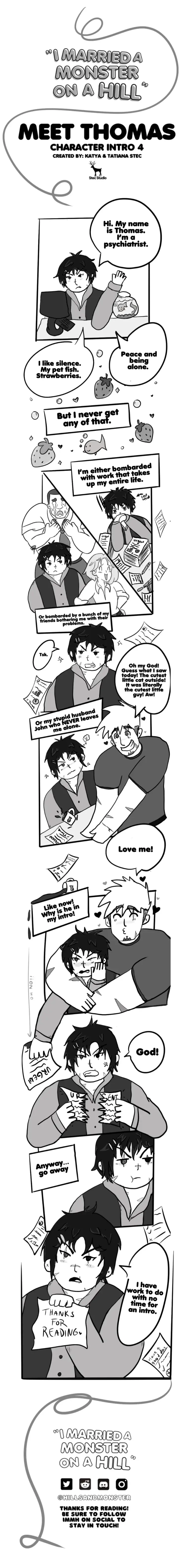 Thomas i married a monster on a hill comic intro