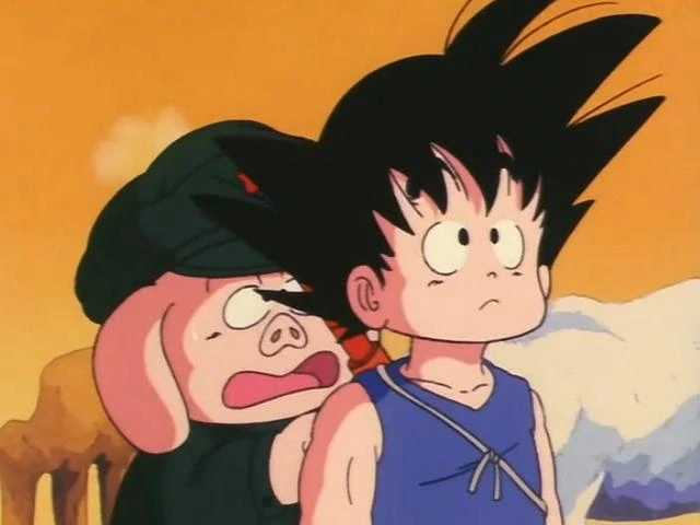Oolong's nervous antics alongside Goku’s calm curiosity make for a hilarious duo in Dragon Ball Episode 5. Watch the reaction on All Ages of Geek!