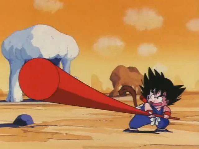 Watch as Goku unleashes the Power Pole in an epic clash against Yamcha in Dragon Ball Episode 5! Don't miss the reaction on All Ages of Geek!