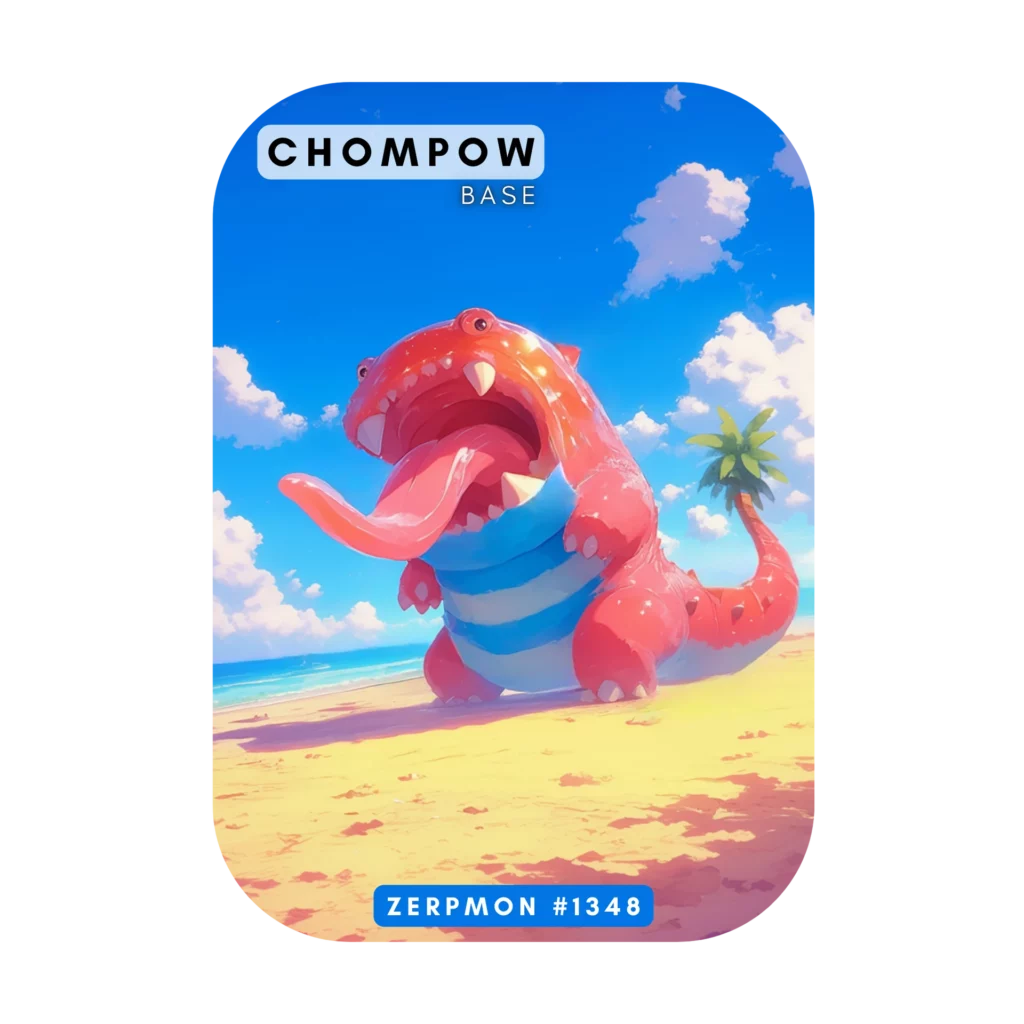 Chompow Zerpmon card.