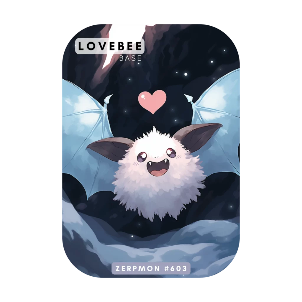 Lovebee Zerpmon Card.
