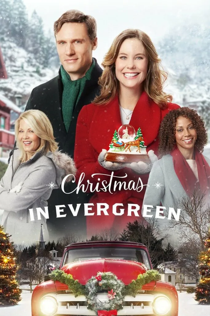 Christmas in Evergreen Hallmark Movie Poster.