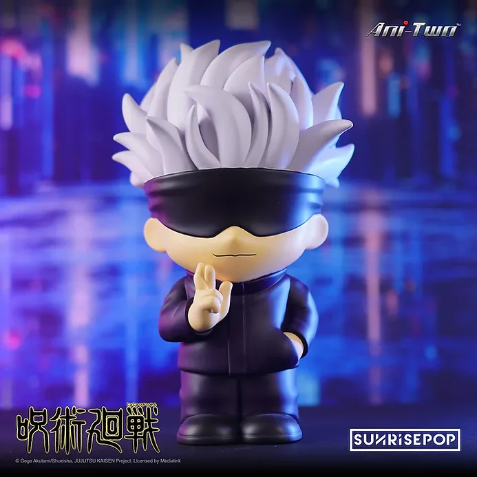 A Gojo Jujutsu Kaisen figure from Akiba House in New Jersey.