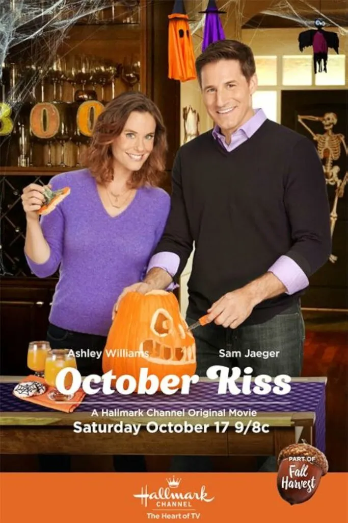 October Kiss Hallmark Movie Poster.
