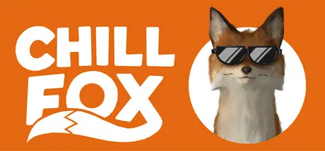 Chill Fox game cover featuring a cool fox wearing sunglasses beside bold white text on an orange background.