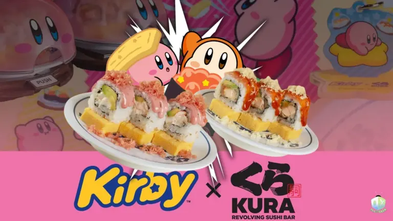 All Ages of Geek Kirby Kura Sushi Header