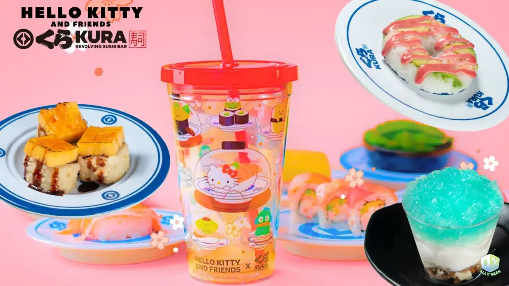 Kura Sushi x Hello Kitty and Friends All Ages Of Geek