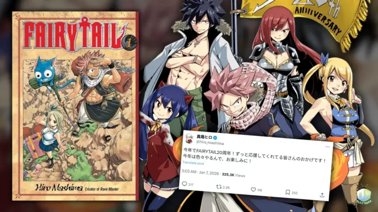 Fairy tail 20th anniversary hiro mashima all ages of geek