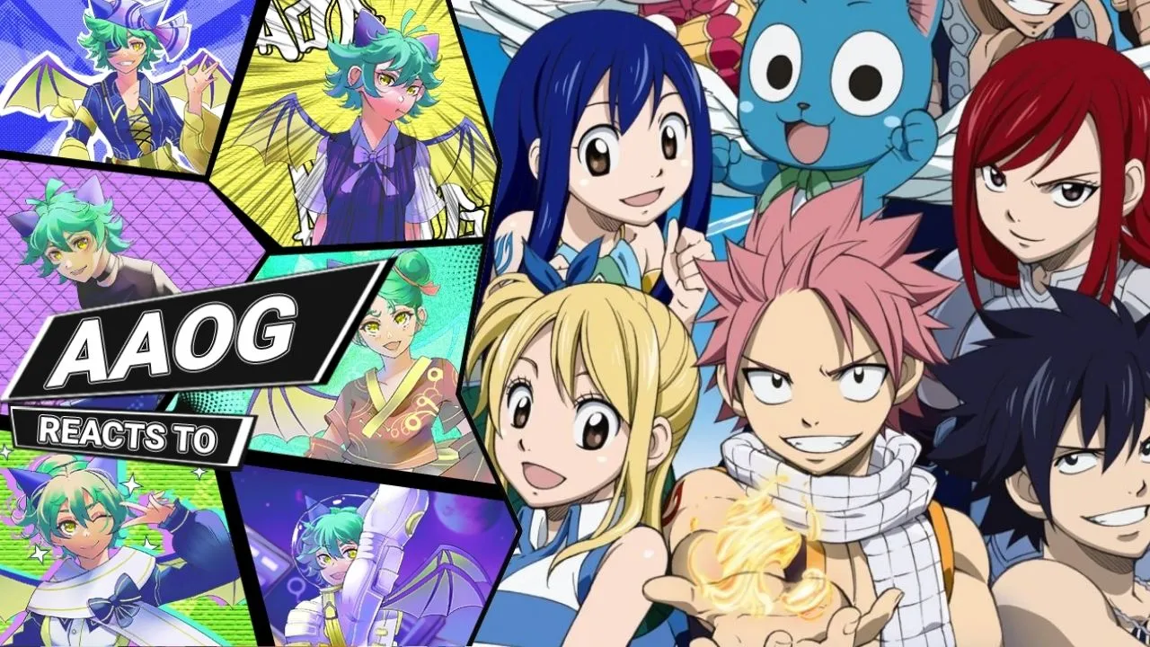 All Ages of Geek reacting to Fairy Tail episodes on Patreon with the team watching and discussing the series