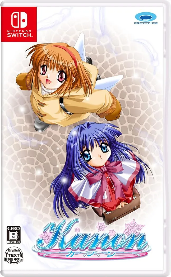 Romance visual novels for Valentine’s Day featuring the cover of Kanon, a classic anime-style story focused on memory, quiet emotions, and gentle romance